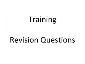 Training Revision Questions An athlete uses periodisation to