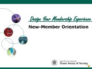 NewMember Orientation Members Founders Crest and Key Milestones