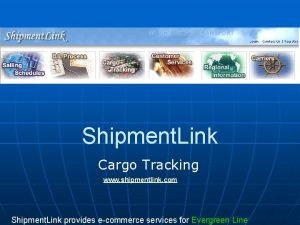 Shipment Link Cargo Tracking www shipmentlink com Shipment