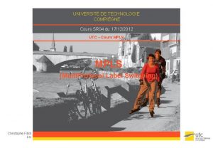 UNIVERSIT DE TECHNOLOGIE COMPIGNE Cours SR 04 du