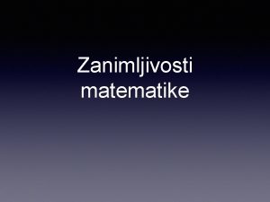 Zanimljivosti matematike Euklid grki matematiar Kada ga je