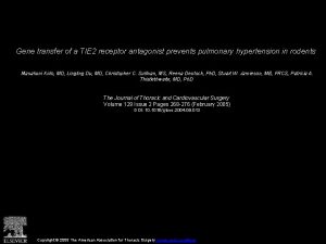 Gene transfer of a TIE 2 receptor antagonist