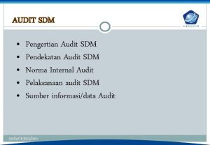 AUDIT SDM Pengertian Audit SDM Pendekatan Audit SDM