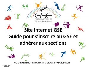 Site internet GSE Guide pour sinscrire au GSE