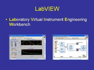 Lab VIEW Laboratory Virtual Instrument Engineering Workbench Bu