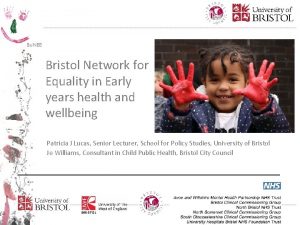 Bristol Network for Equality in Early years health