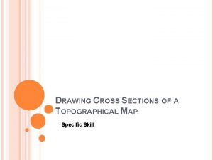 DRAWING CROSS SECTIONS OF A TOPOGRAPHICAL MAP Specific