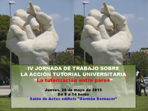 III IV JORNADA DE TRABAJO SOBRE LA ACCIN