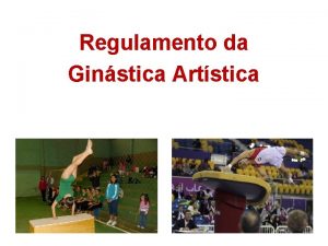 Regulamento da Ginstica Artstica Classificado para Tokyo 2020