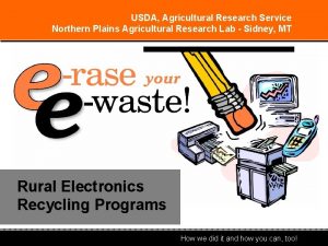 USDA Agricultural Research Service Northern Plains Agricultural Research