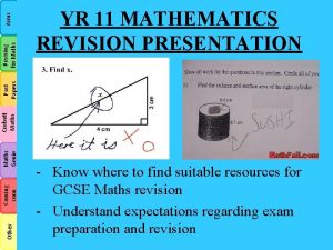 Aims Revising for Maths Other Coming soon Maths