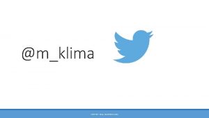 mklima TWITTER MAG MANFRED KLIMA Nutzer 032015 288