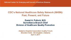 National Center for Emerging and Zoonotic Infectious Diseases