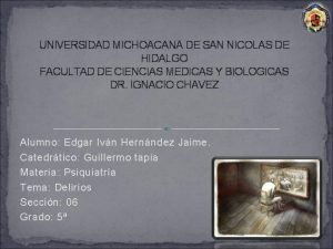 UNIVERSIDAD MICHOACANA DE SAN NICOLAS DE HIDALGO FACULTAD