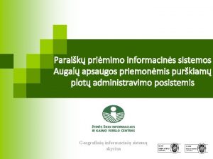 Paraik primimo informacins sistemos Augal apsaugos priemonmis purkiam