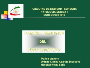 FACULTAD DE MEDICINA CORDOBA PATOLOGIA MEDICA I CURSO