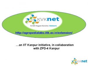 an IIT Kanpur initiative in collaboration with ZPD4