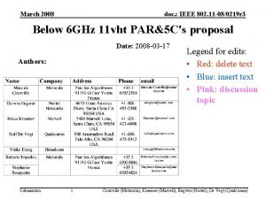 March 2008 doc IEEE 802 11 080219 r