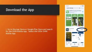 Download the App Go to the App Store