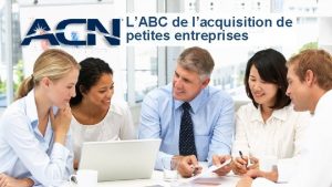 LABC de lacquisition de petites entreprises Bienvenue Sries