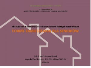 XIV Samorzdowe Forum KAPITAU I FINANSW 22 23