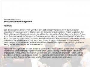 Softskills fr SoftwareIngenieure Einfhrung Teamtheorie Teambuilding Teamwork Projektmanagement