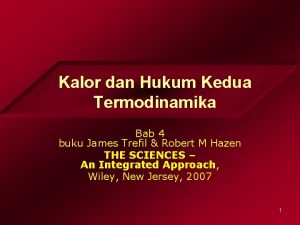 Kalor dan Hukum Kedua Termodinamika Bab 4 buku