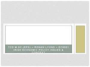 TCD M SC EPS RONAN LYONS EC 8001