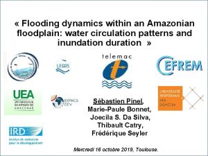 Flooding dynamics within an Amazonian floodplain water circulation
