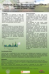 Classificao de risco estratgia para reorganizao da demanda