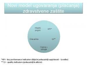 Novi model ugovaranja plaanja zdravstvene zatite Hladni pogon