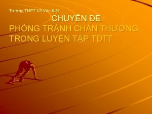 Trng THPT V Vn Kit CHUYN PHNG TRNH