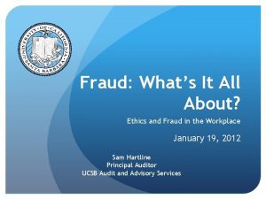 Fraud Whats It All About Ethics and Fraud