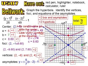 red pen highlighter notebook calculator ruler Graph the