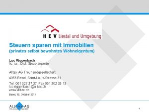 Steuern sparen mit Immobilien privates selbst bewohntes Wohneigentum