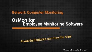 Network Computer Monitoring Os Monitor Employee Monitoring Software