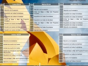 Segunda Regidora Hora Lunes DA 05 Hora Martes