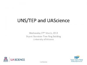 UNSTEP and UAScience Wednesday 27 th March 2013