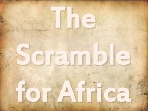 The Scramble for Africa Video The Berlin Conference