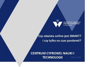 Czy owiata online jest SMART I czy tylko