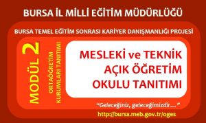 BURSA L MLL ETM MDRL ORTARETM KURUMLARI TANITIMI