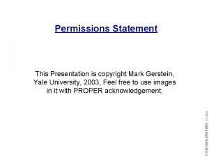Permissions Statement Do not reproduce without permission 1