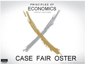 PRINCIPLES OF ECONOMICS PART I Introduction to Economics