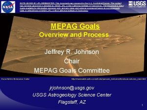 NOTE ADDED BY JPL WEBMASTER This document was