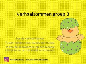 Verhaalsommen groep 3 Los de verhaaltjes op Tussen