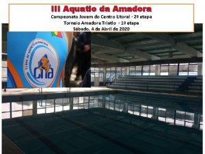 III Aquatlo da Amadora Campeonato Jovem do Centro