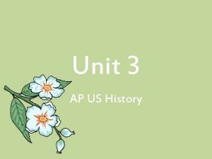 Unit 3 AP US History Federalists vs DemocraticRepublicans