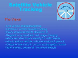 Satellite Vehicle Tracking The Vision Live vehicle central