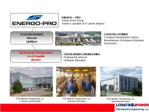 ENERGO PRO Owner of the Group Owner operator