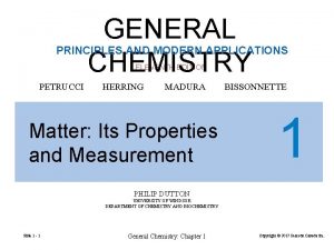 GENERAL CHEMISTRY PRINCIPLES AND MODERN APPLICATIONS ELEVENTH EDITION